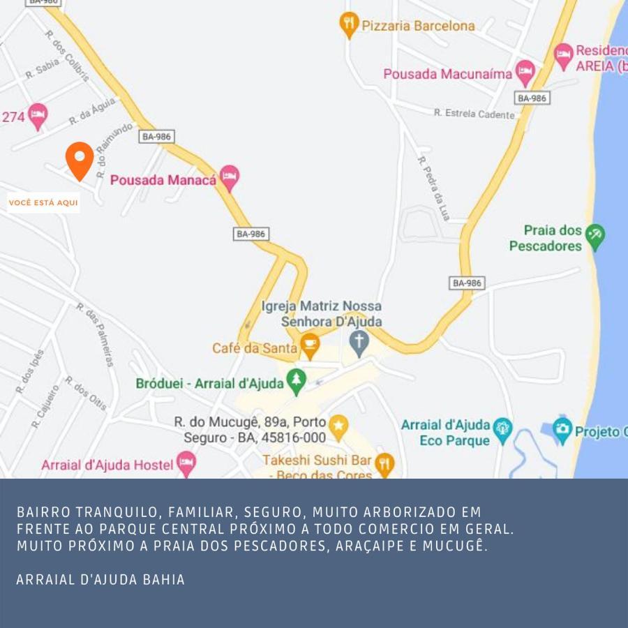 Apartment Sossego Do Pirata - Chales Equipados Agradavel Conforto Porto Seguro